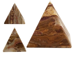Pyramide aus pakistanischem Onyx 5cm