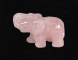 Rosenquarz Elefant 3x4,5 cm