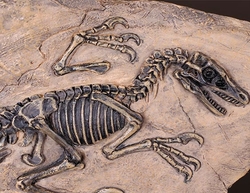Fosilní figurka dinosaura odlitek pryskyřice
