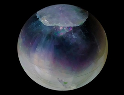 Fluorit  koule - 6,5  cm - cca 468 g