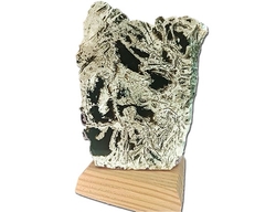Morion z Hostákova - na dřevěném stojánku - 9x6 cm - cca 116 g