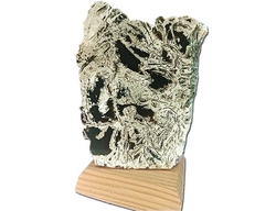  Morion z Hostákova - na dřevěném stojánku - 9x6 cm - cca 116 g