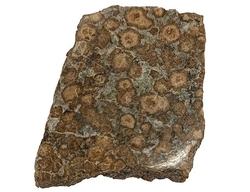 Bludovit s granáty - leštěný  řez - cca 107 g