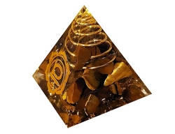 Orgonite Pyramid Chakras 3x3 cm