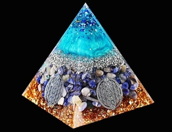 Orgonite pyramid large approx. 8 cm