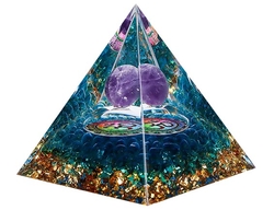  Orgonit pyramida ametyst modrý cca 6cm
