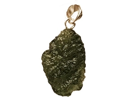 Moldavite Pendant  cca 2,11 g - 2x1,7x0,6 cm