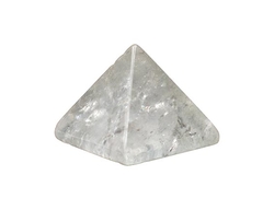 Dekorace pyramida křišťál 3,5 cm